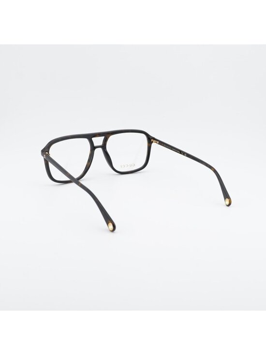 Gucci GG1078O 003 Eyeglasses Havana 56mm Square Frame main image 10